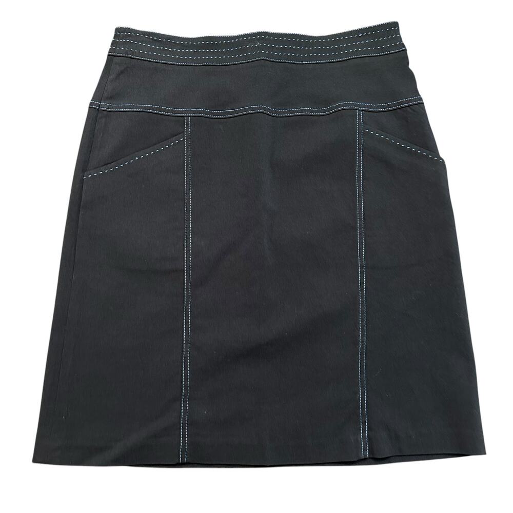 J McLaughlin Womens Mayer skirt, winter navy solid, a-line Size 4